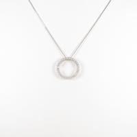 K14WG ダイヤモンドネックレス