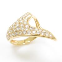 K18YG ダイヤモンドリング