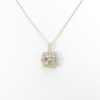 K18YG ダイヤモンドネックレス