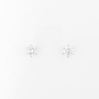 【リメイク】プラチナダイヤモンドピアス 0．211ct・0．225ct・E?F・SI1・GOOD