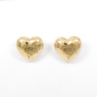 750YG／K18YG ハートピアス