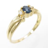 K18YG サファイヤリング