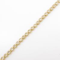 K18YG ダイヤモンドブレスレット