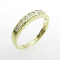 ティファニー ハーフサークル チャネルセティング リング