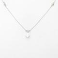 プラチナダイヤモンドネックレス 0．302ct・D・VVS1・ペアシェイプ