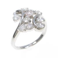 プラチナダイヤモンドリング 0．121ct・VLP・SI1