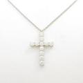 チャー クロス ダイヤモンドネックレス