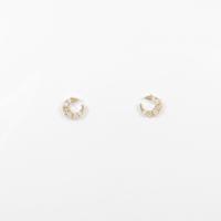 4゜C ムーン ダイヤモンドピアス
