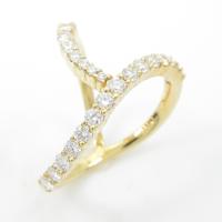 K18YG ダイヤモンドリング