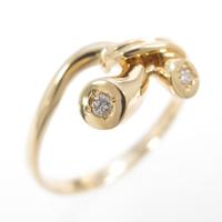 K18YG ダイヤモンドリング