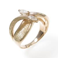 K18PG ダイヤモンドリング