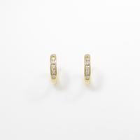 K18YG ダイヤモンドピアス