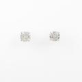プラチナダイヤモンドピアス 0．500ct・0．540ct・G・VS2・GOOD