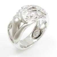 750WG ダイヤモンドリング