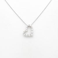 PT ハート ダイヤモンドネックレス