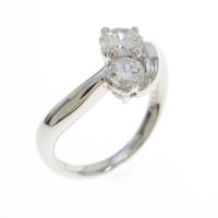 プラチナダイヤモンドリング 0．355ct・G・SI2・GOOD