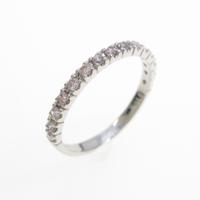PT ハーフエタニティ ダイヤモンドピンキーリング