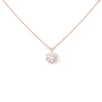 【リメイク】K18PG ダイヤモンドネックレス 2．091ct・J・I1・VG