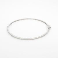 K18WG ダイヤモンドバングル