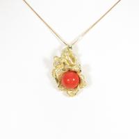 K18YG サンゴネックレス5％引き