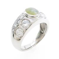 PT クリソベリルキャッツアイリング