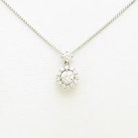 【新品】プラチナダイヤモンドネックレス 0．209ct・G・SI2・VG5％引き
