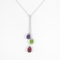 ティファニー レインボー3ドロップス ネックレス