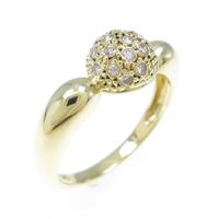 K18YG ダイヤモンドリング