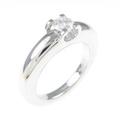 カルティエ Cセッティング リング 0．30ct