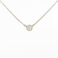 ティファニー バイザヤード ネックレス 0．18ct・H・VS1・EXT