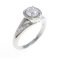 ブルガリ インコントロ ダモーレ リング 0．45ct・G・VVS1・VG