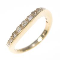 K18YG ダイヤモンドリング