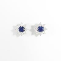 ハリーウィンストン サンフラワー ミニ ピアス