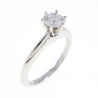 ティファニー クラシックソリティア リング 0．37ct・I・VS2・3EXT