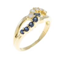 K18YG サファイヤリング