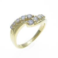 K18YG ダイヤモンドリング