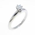 ティファニー クラシックソリティア リング 0．18ct・D・IF・3EXT