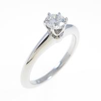 ティファニー クラシックソリティア リング 0．26ct・I・VVS2・EXT