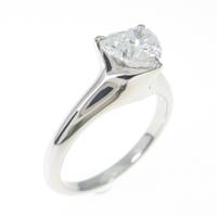 ミキモト ハート ダイヤモンドリング 1．08ct・F・SI1・ハートシェイプ