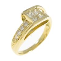 K18YG ダイヤモンドリング