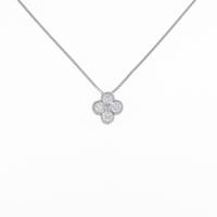 【新品】PT フラワー ダイヤモンドネックレス