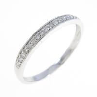 K18WG ダイヤモンドリング