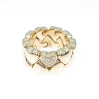 カルティエ ダブルハート リング