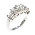 プラチナダイヤモンドリング 0．609ct・E・VVS2・VG