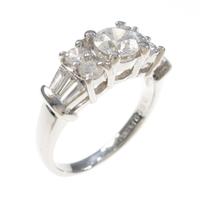 プラチナダイヤモンドリング 0．609ct・E・VVS2・VG