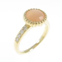 K18YG ムーンストーンリング