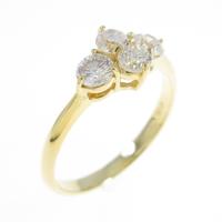 K18YG ダイヤモンドリング