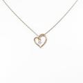 4゜C ハート ダイヤモンドネックレス