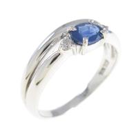 K18WG サファイヤリング