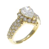 K18YG ダイヤモンドリング